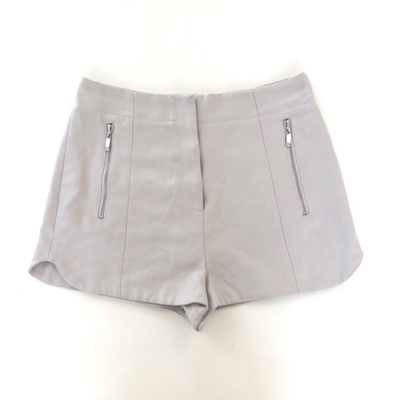 Topshop Pants - Topshop High - Waisted Cream Shorts 10